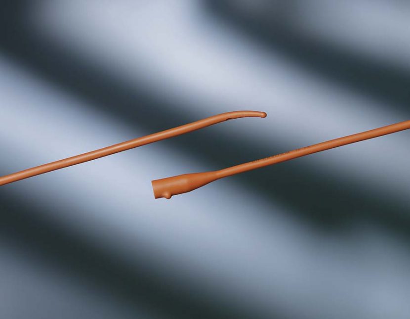 Bard Red Rubber Coude' Catheter Maxwell Medical