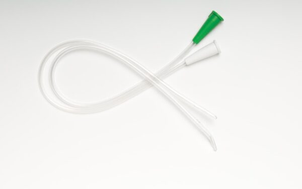 Rusch Easy Catheter clear tubing 10FR and 14FR straight tip and coude tip